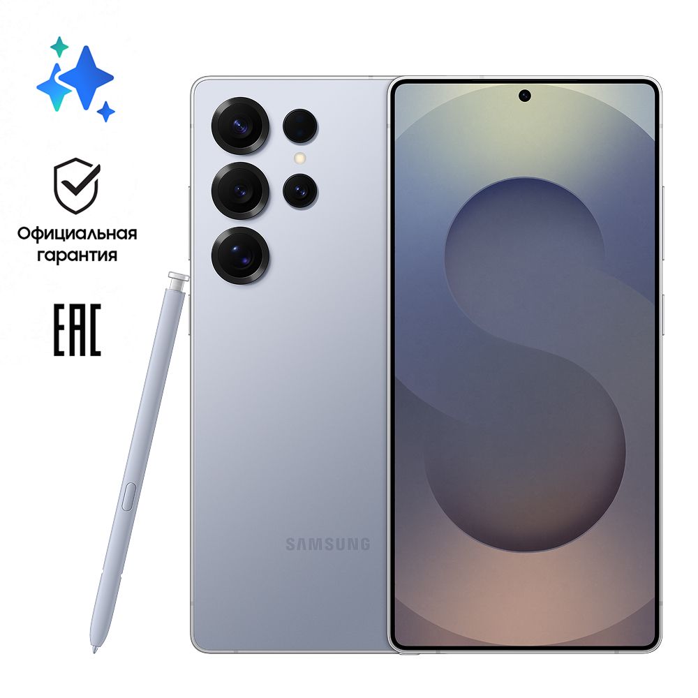 

Смартфон Samsung, Galaxy S25 Ultra 12/256 Гб 5G Титановый синий (S938)