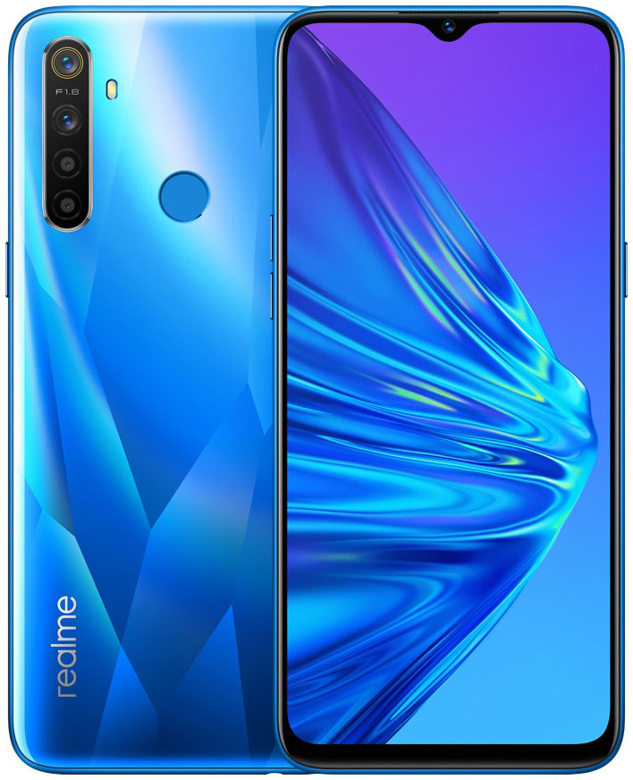 

Смартфон Realme 5 3/64Gb Crystal Blue, 5 3/64Gb Crystal Blue