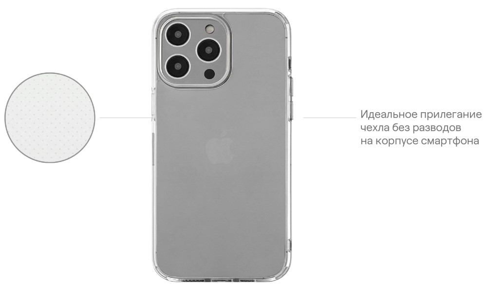 Чехол-накладка uBear Real Case для iPhone 14 Pro Max Прозрачный (CS166TT67PRL-I22) 0319-0586 Real Case для iPhone 14 Pro Max Прозрачный (CS166TT67PRL-I22) - фото 7