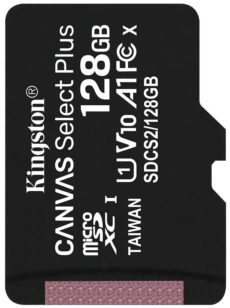 Kingston Canvas Select Plus 128GB Class 10 A1 Черная