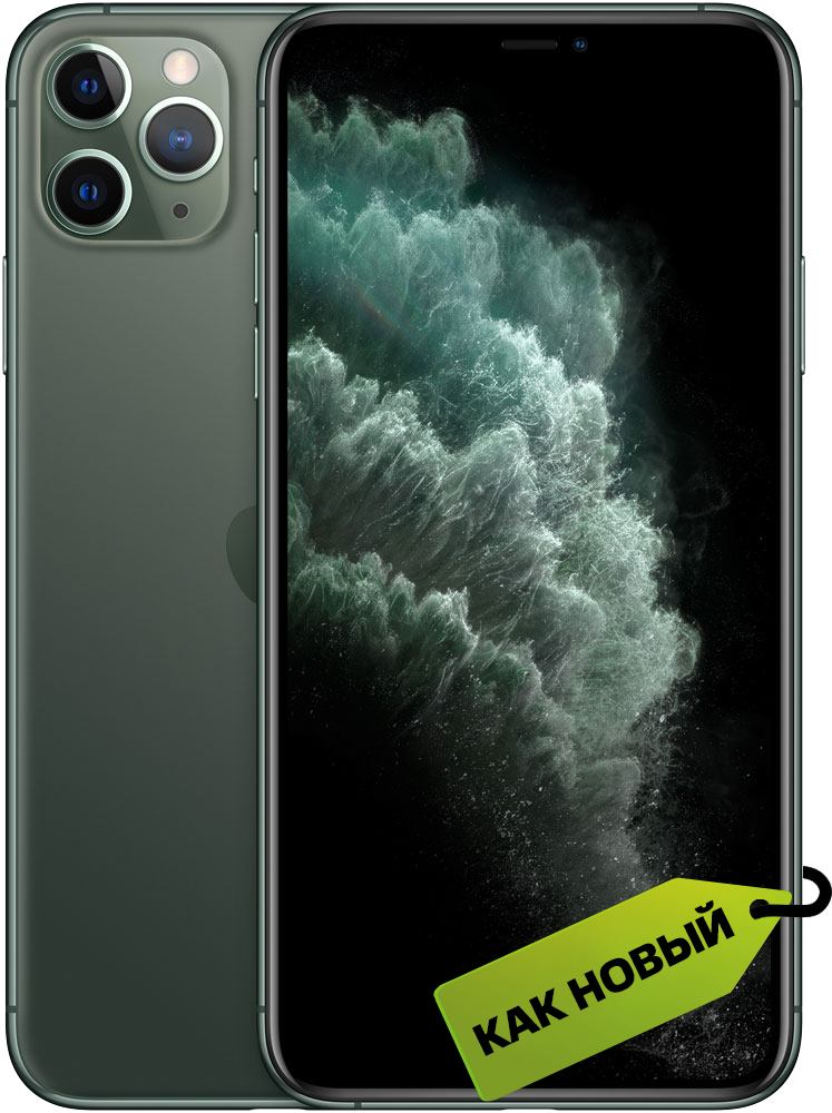 Смартфон Apple iPhone 11 Pro Max 64Gb Тёмно-зелёный «Как новый»