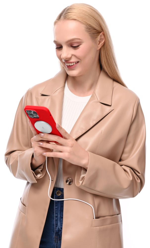 Чехол-накладка uBear Touch Mag Case для iPhone 14 Pro Max MagSafe Красный (CS216RV67PTH-I22M) 0319-0590 Touch Mag Case для iPhone 14 Pro Max MagSafe Красный (CS216RV67PTH-I22M) - фото 10