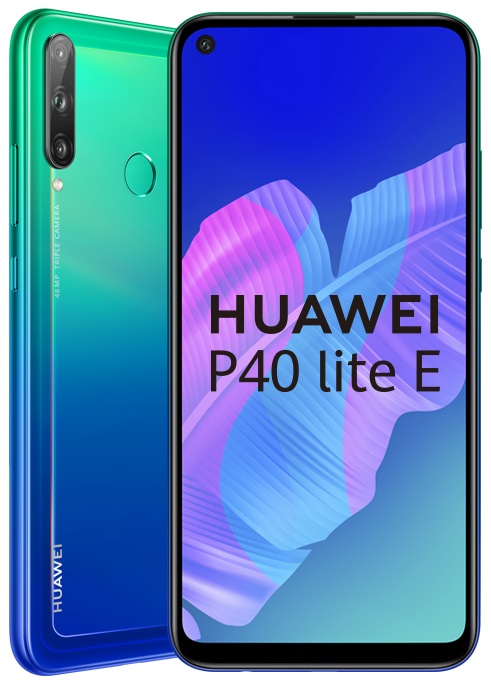 Смартфон Huawei P40 Lite E 4/64Gb Aurora Blue 0101-7090 Arthur-L29 P40 Lite E 4/64Gb Aurora Blue - фото 1