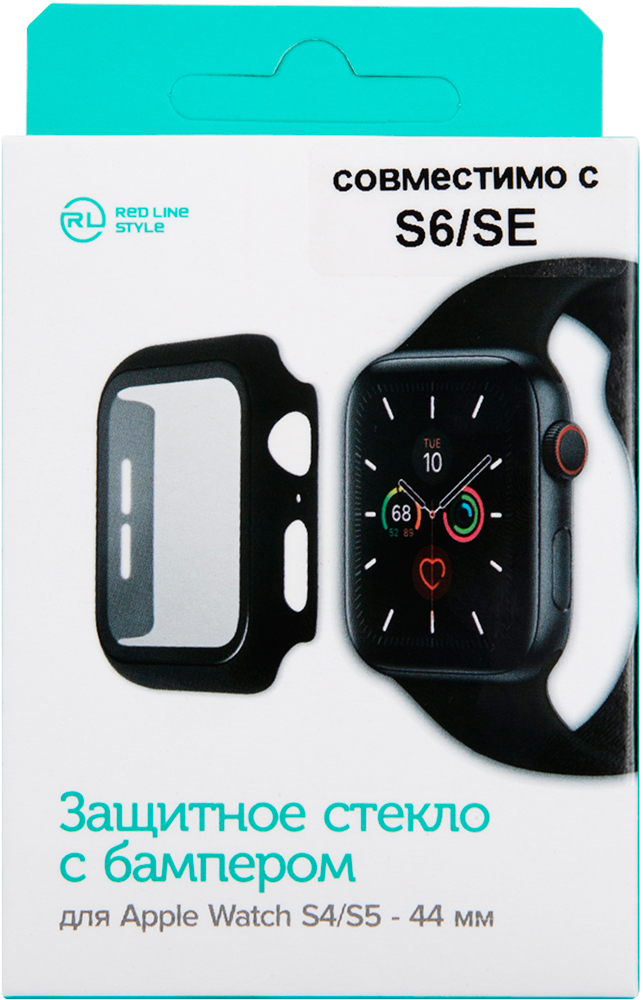 Стекло защитное RedLine защитное стекло для apple watch 45 mm 3d