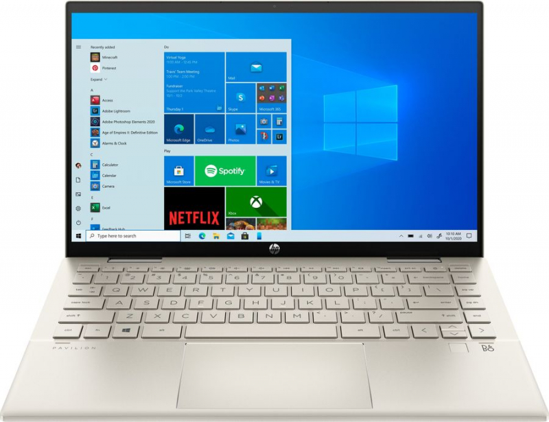 

Ноутбук-трансформер HP, Pavilion x360 14-dy0009ur 14'' 8/512Gb Gold (3B3Q9EA)