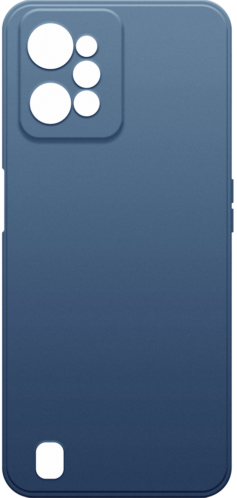 Чехол-накладка Borasco Realme C31 Microfiber Синий 
