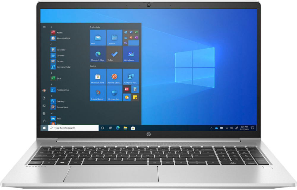 

Ноутбук HP, Probook 455 G8 15.6" Ryzen 5 5600U 16/512Гб Win10Pro Серебристый