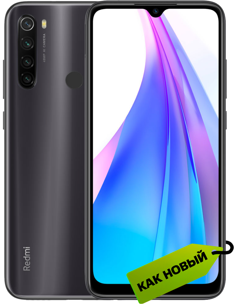 

Смартфон Xiaomi, Redmi Note 8T 3/32 Гб Moonshadow Grey "Как новый"