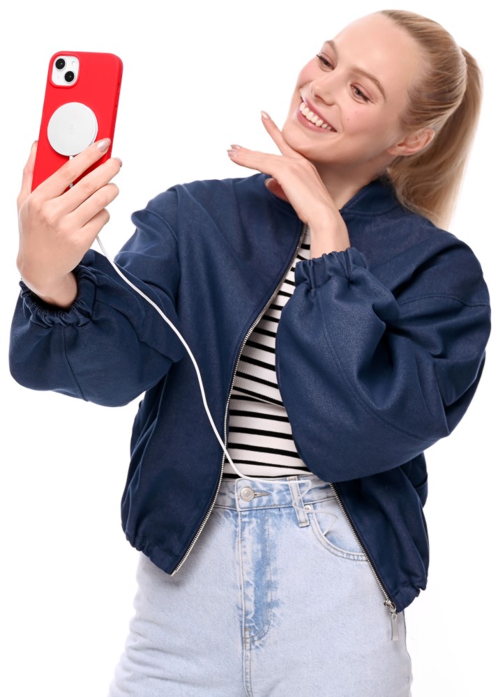 Чехол-накладка uBear Touch Mag Case для iPhone 14 Plus MagSafe Красный (CS210RV67TH-I22M) 0319-0551 Touch Mag Case для iPhone 14 Plus MagSafe Красный (CS210RV67TH-I22M) - фото 10