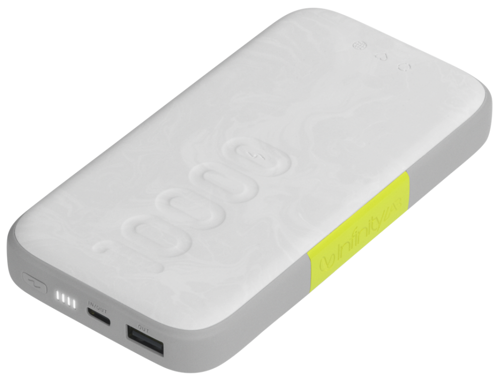 Внешний аккумулятор InfinityLab InstantGo Wireless 10000 mAh White (ILING10000WWHT)