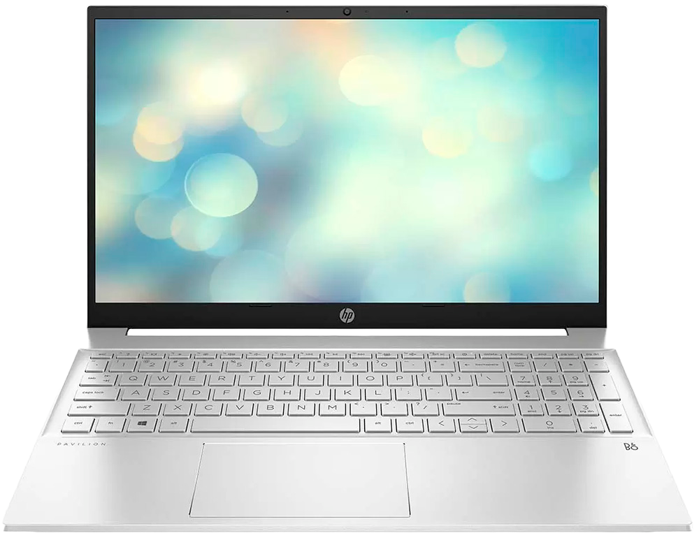 

Ноутбук HP, Pavilion 15.6" Ryzen 7-5700U 8/512Gb Win11 (638D1EA) Cеребристый
