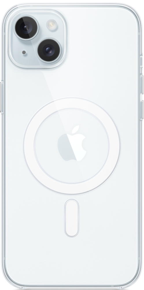Чехол-накладка Apple чехол крышка apple clear case with magsafe для apple iphone 15 силикон прозрачный mt203zm a