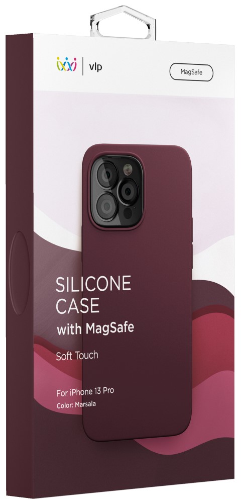 Клип-кейс VLP iPhone 13 pro Silicone Case MagSafe Marsala 0313-9248 - фото 2