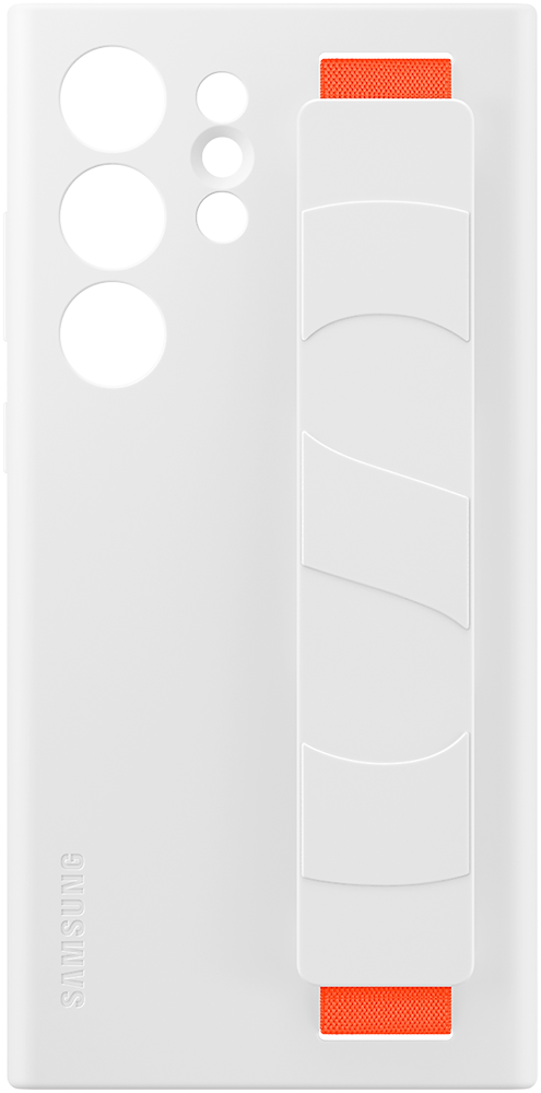

Чехол-накладка Samsung, Galaxy S23 Ultra Silicone Grip Case белый (EF-GS918TWEGRU)