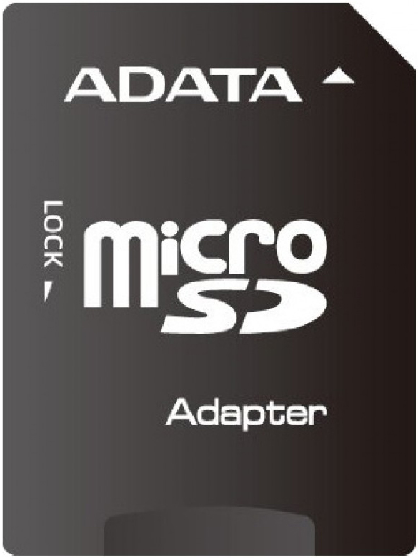 Адаптер Adata microSD/SD Black