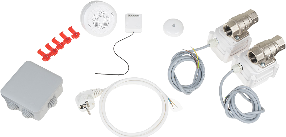 Комплект умного света Aqara Защита от протечки Белый (SWK43BS '3/4) датчик протечки zigbee для умного привода розетки для алисы