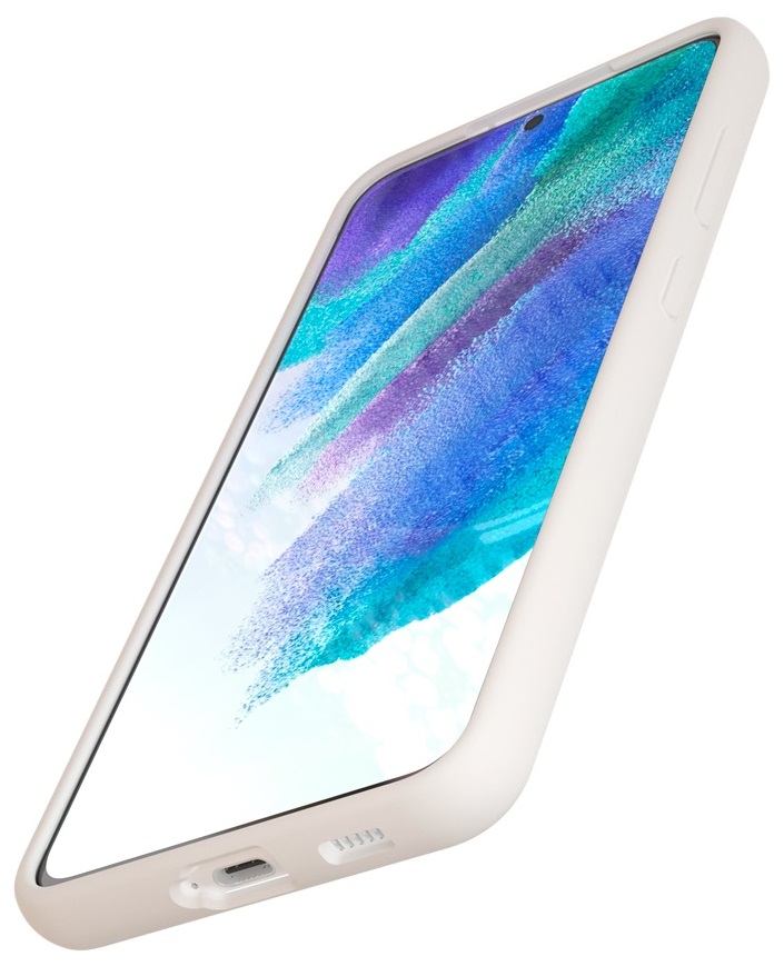 Чехол-накладка VLP Silicone case Samsung S21 FE Белый 0319-0225 Galaxy S21 FE - фото 3