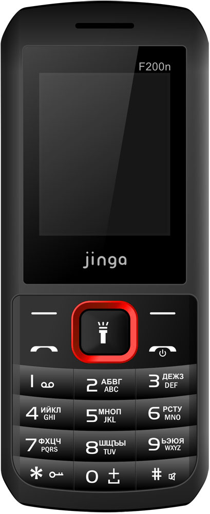 Мобильный телефон Jinga Simple F200n Dual sim Black Red