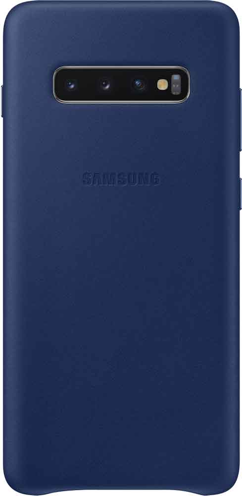 

Клип-кейс Samsung, Galaxy S10 Plus EF-VG975L кожа Navy