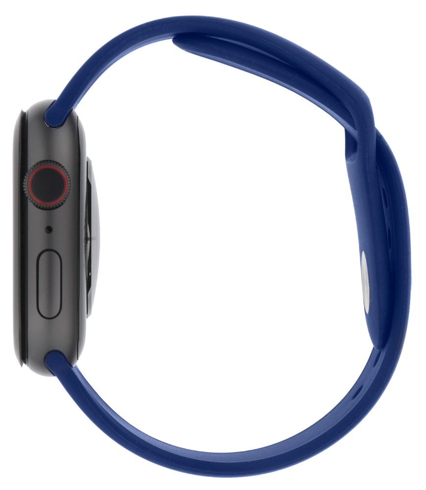 Ремешок для умных часов InterStep Sport Apple Watch 38/40мм силиконовый Blue 0400-1731 Sport Apple Watch 38/40мм силиконовый Blue - фото 5