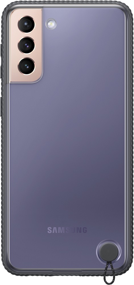 Клип-кейс Samsung Galaxy S21 Plus Clear Protective Cover прозрачный c черной рамкой (EF-GG996CBEGRU) 0313-8822 Galaxy S21 Plus Clear Protective Cover прозрачный c черной рамкой (EF-GG996CBEGRU) - фото 1
