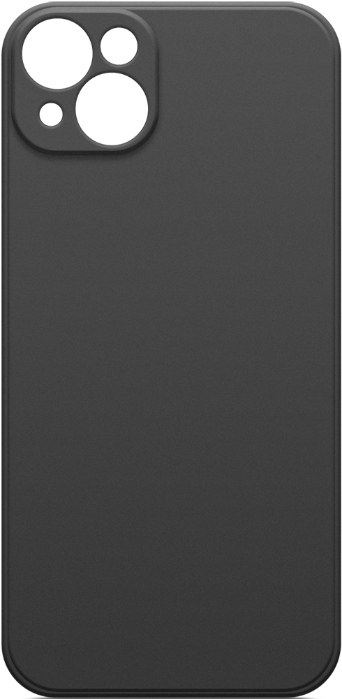 Чехол-накладка Borasco iPhone 14 Plus Microfiber Черный чехол mypads веселая акула для nokia c21 plus задняя панель накладка бампер