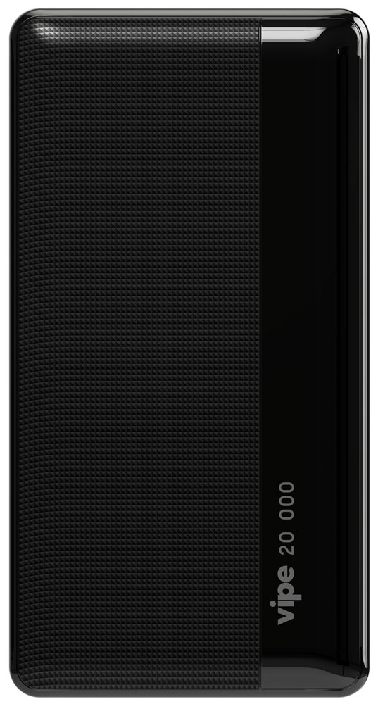Внешний аккумулятор Vipe Frame 20000mAh QC 3.0 Black внешний аккумулятор vipe onyx красный vppbonyx10khred