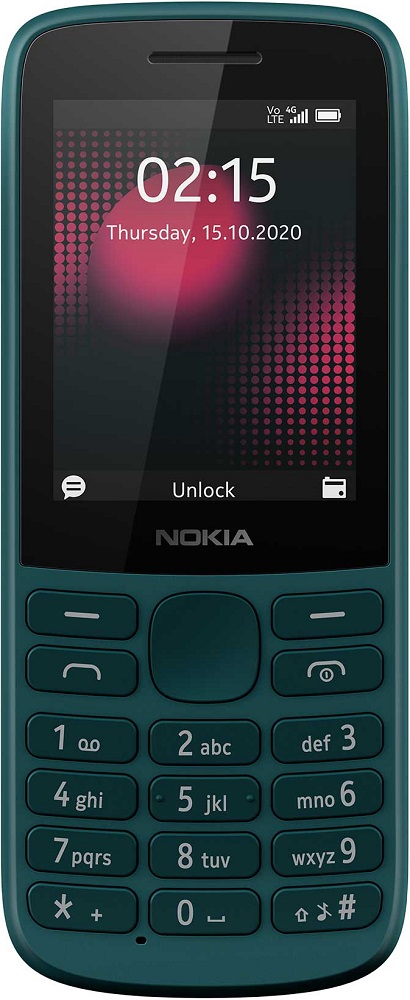 Мобильный телефон Nokia 215 4G Dual sim Green 0101-7436 TA-1272 - фото 1