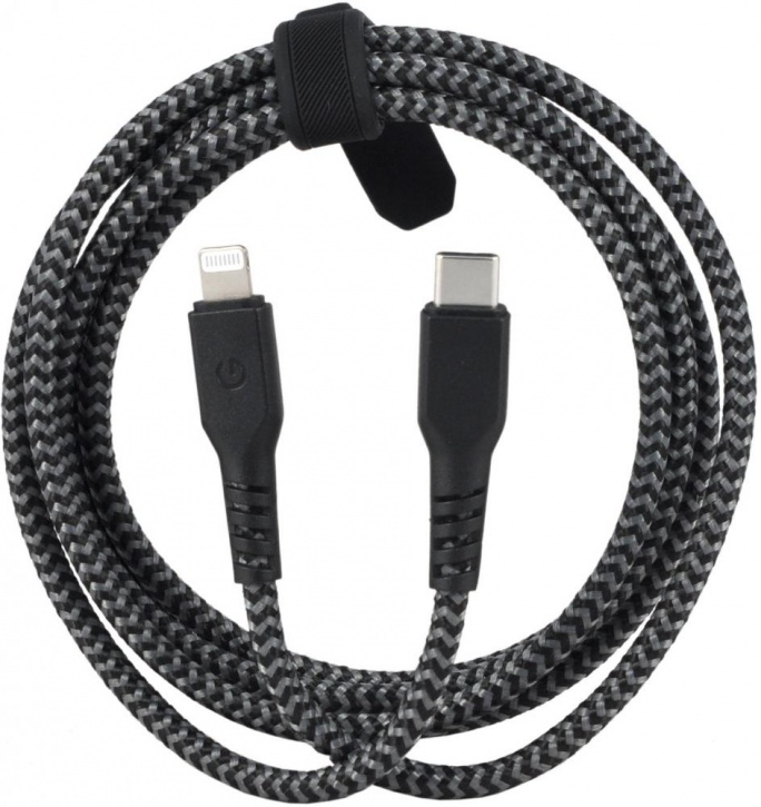 

Дата-кабель Energea, FibraTough Type-C-8pin MFI Black