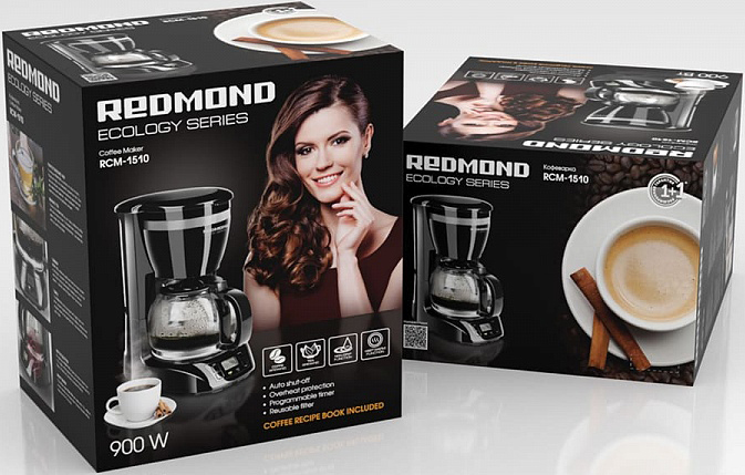 Кофеварка Redmond RCM-1510 Black 7000-0889 - фото 10