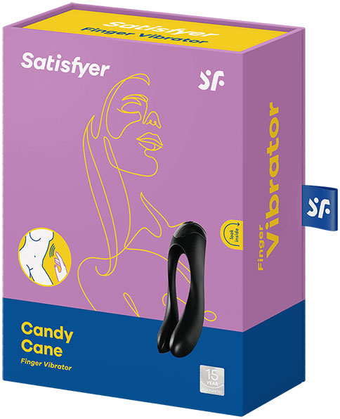 Многофункциональный вибратор Satisfyer Candy Cane Чёрный (J2018-121-2) 7000-1289 Candy Cane Чёрный (J2018-121-2) - фото 5