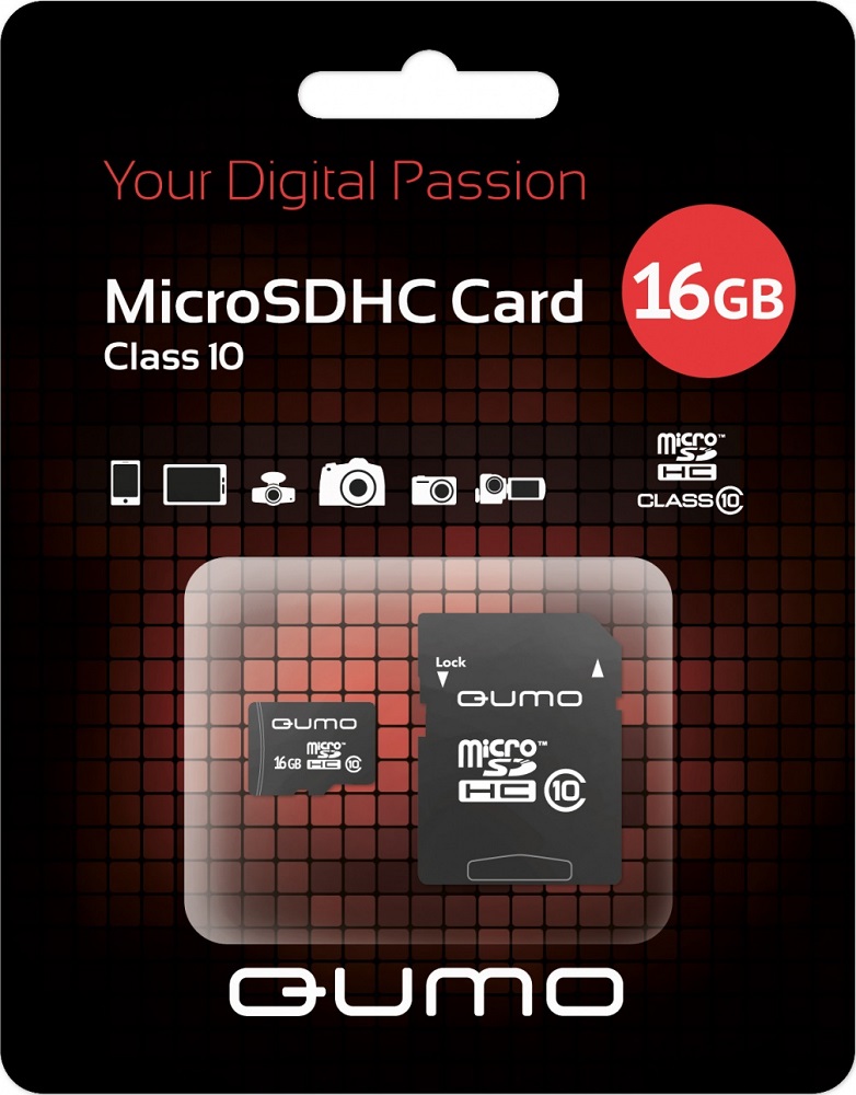 

Карта памяти MicroSDHC Qumo