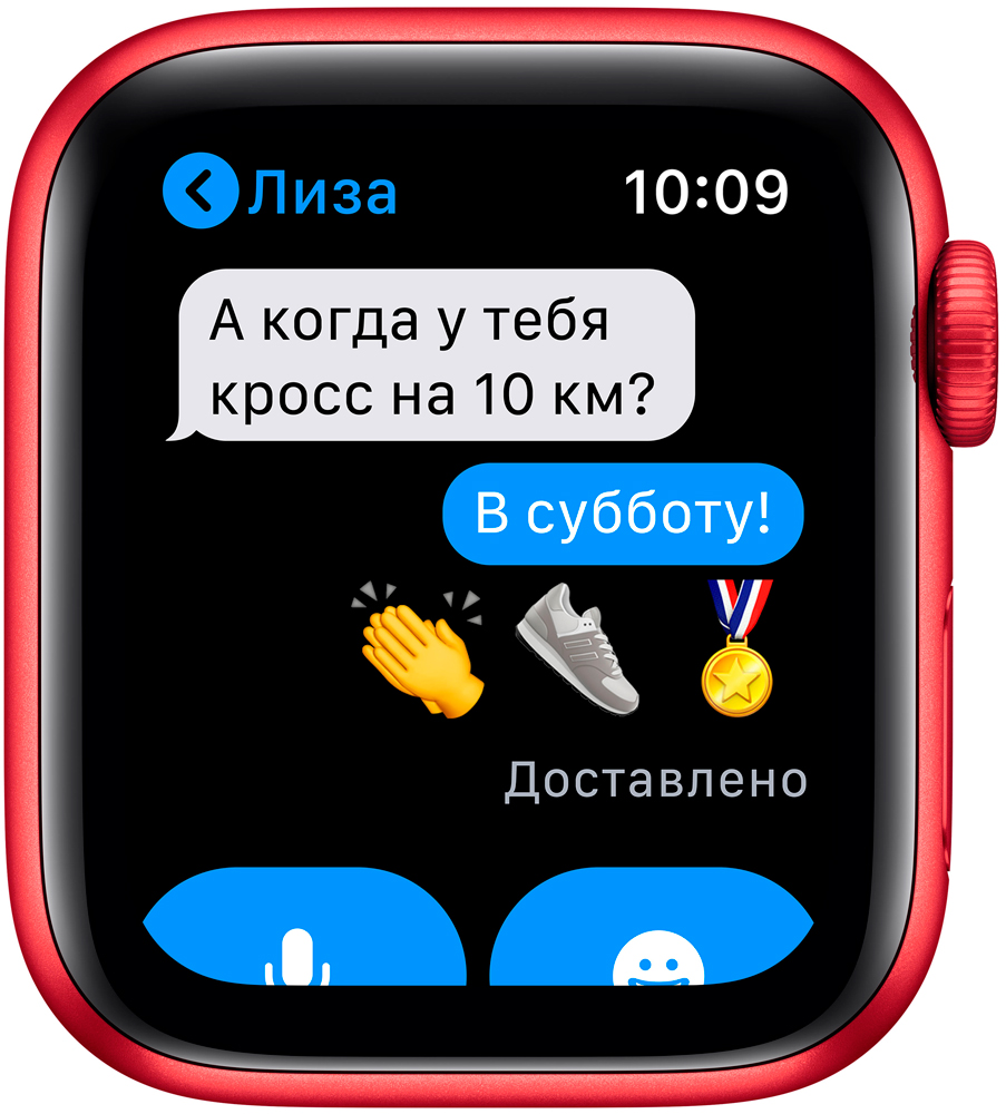 Часы Apple Watch Series 6 GPS 40мм корпус из алюминия красный + ремешок красный (M00A3RU/A) 0200-2182 M00A3RU/A Watch Series 6 GPS 40мм корпус из алюминия красный + ремешок красный (M00A3RU/A) - фото 5