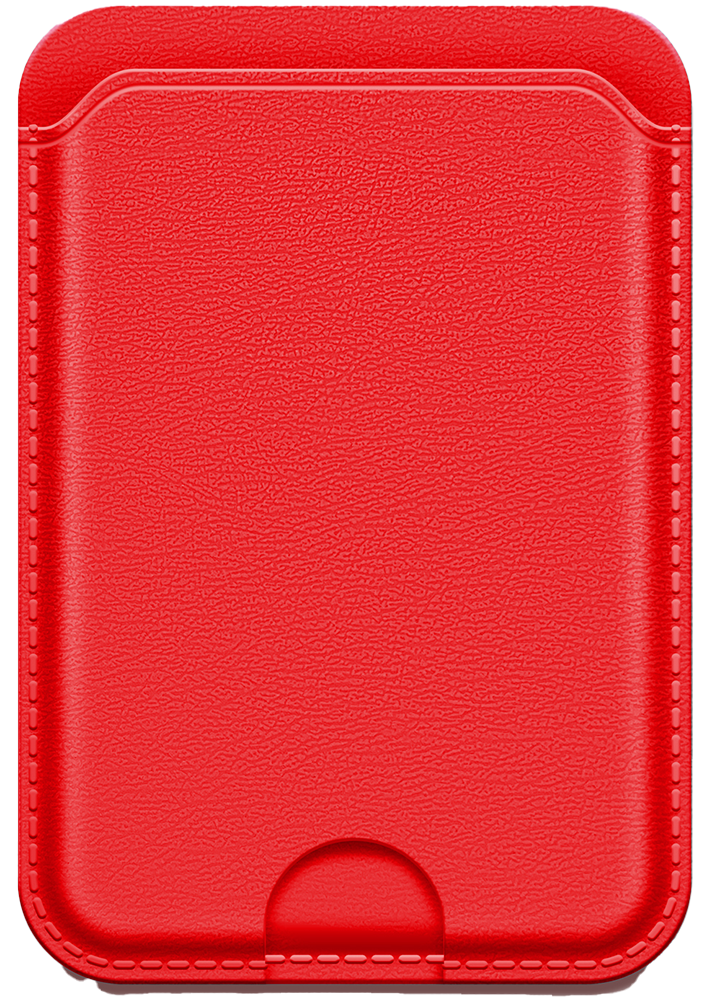 Картхолдер VSP чехол картхолдер для нескольких банковских карт самоклеящийся красный