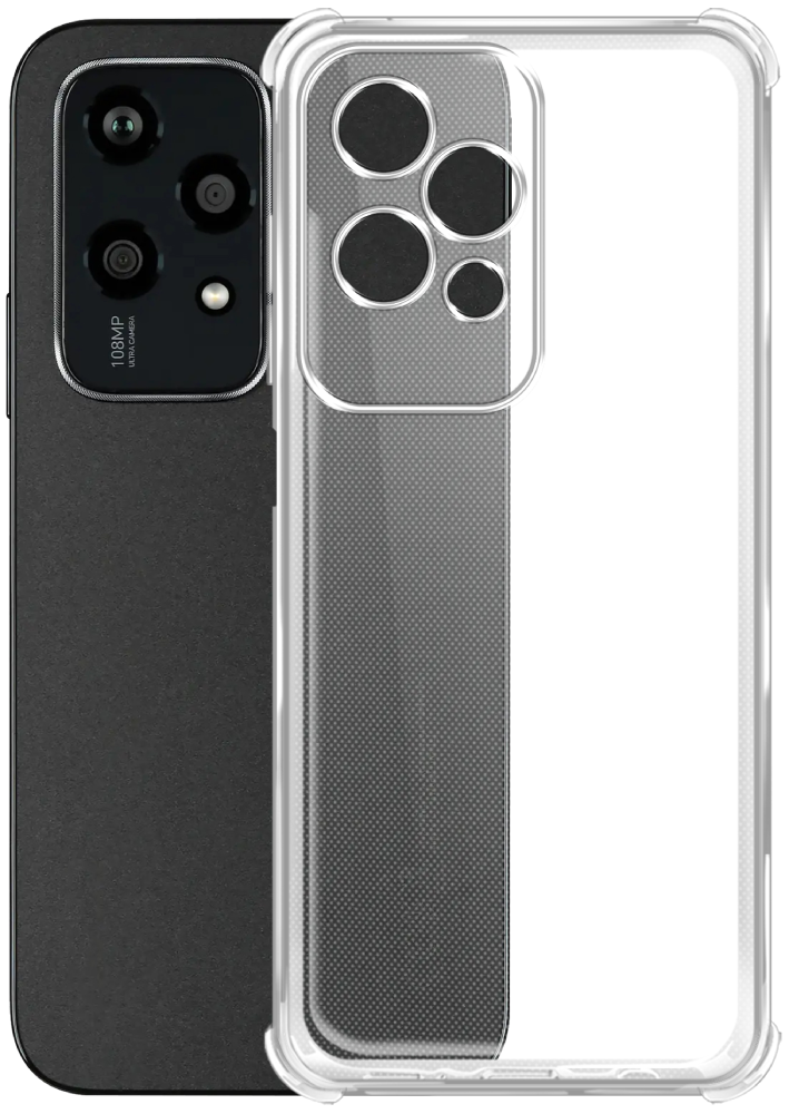 

Чехол-накладка Borasco, Bumper Case для HONOR 200 Lite Прозрачный