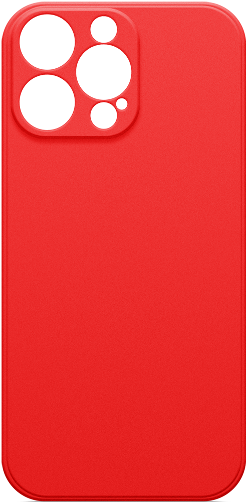 Чехол-накладка Borasco iPhone 14 Pro Max Microfiber Красный чехол накладка borasco iphone 14 plus microfiber красный