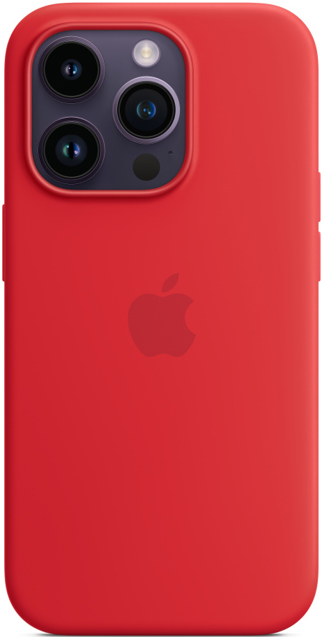 Чехол-накладка Apple iPhone 14 Pro Silicone Case with MagSafe Красный 0319-0739 - фото 1