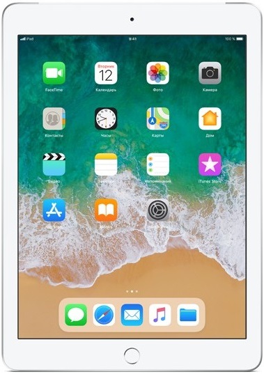

Планшет Apple, iPad 2018 9.7" 32Gb Wi-Fi Silver (MR7G2RU/A)