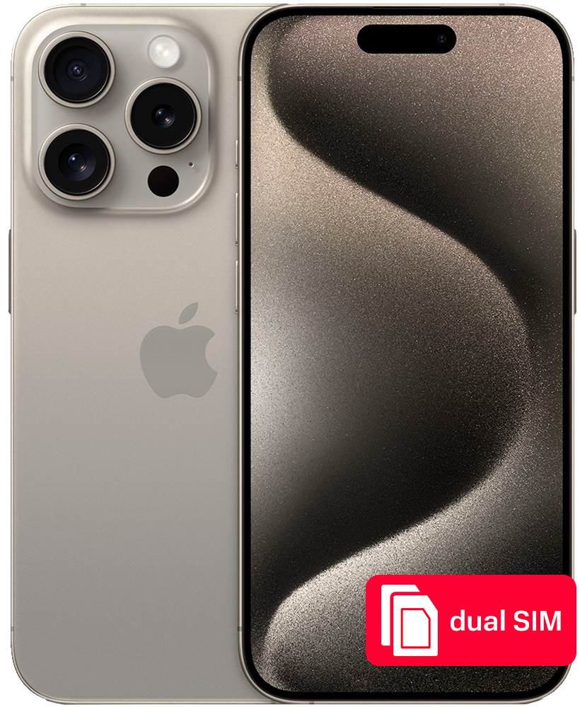 

Смартфон Apple, iPhone 15 Pro 512Gb SIM + SIM Натуральный титан