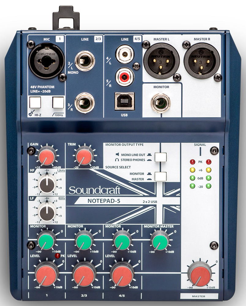 

Микшерный пульт Soundcraft, Notepad-5 (5085980EU)
