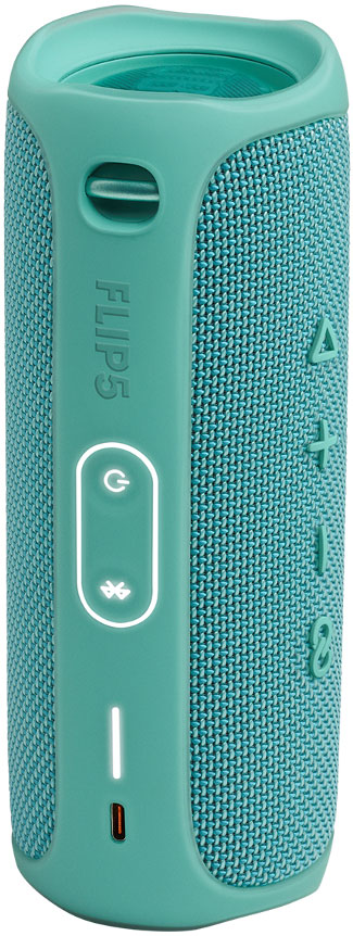Портативная акустическая система JBL Flip 5 Turquoise 0400-1688 - фото 3
