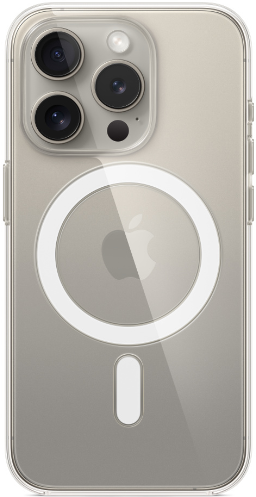 Чехол-накладка Apple чехол крышка apple clear case with magsafe для apple iphone 15 plus силикон прозрачный mt213zm a