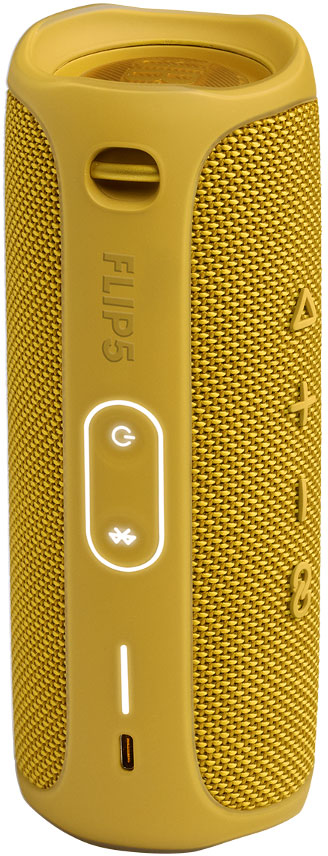 Портативная акустическая система JBL Flip 5 Yellow 0400-1689 - фото 3