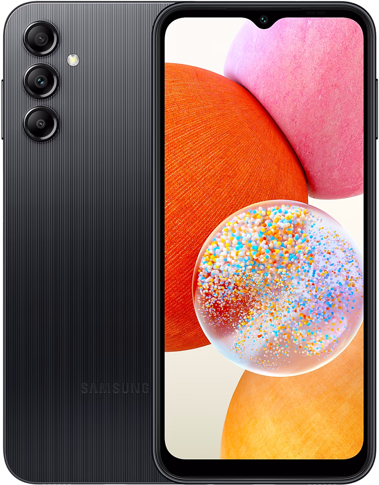 Смартфон Samsung Galaxy A14 6/128Gb Черный (SM-A145)