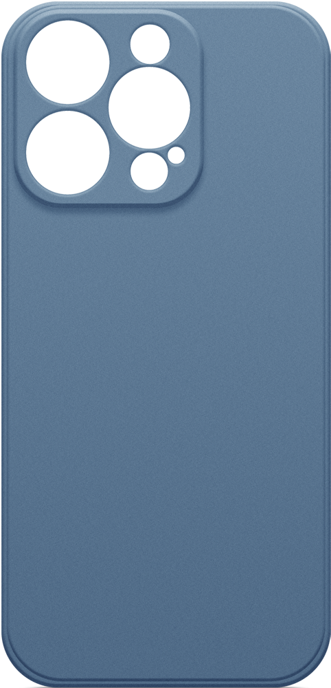 Чехол-накладка Borasco iPhone 14 Pro Microfiber Синий чехол mypads игра про войну для iphone 14 pro задняя панель накладка бампер