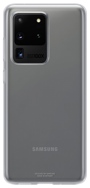 Клип-кейс Samsung Galaxy S20 Ultra силиконовый прозрачный (EF-QG988TTEGRU) 0313-8408 Galaxy S20 Ultra силиконовый прозрачный (EF-QG988TTEGRU) - фото 1