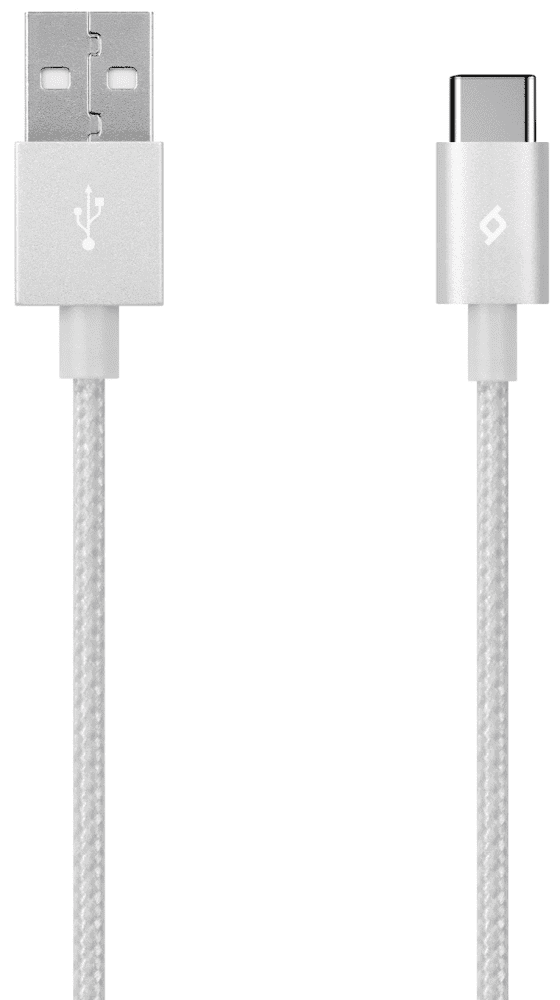 Дата-кабель Ttec Alumi Cable Type-C Silver 0307-0436 С разъемом USB type-C - фото 1