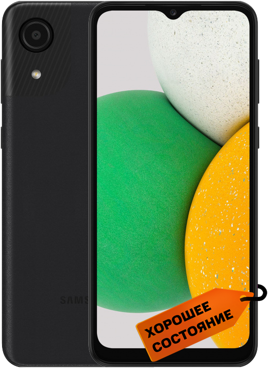 

Смартфон Samsung, Galaxy A03 Core 2/32Gb Черный «Хорошее состояние»