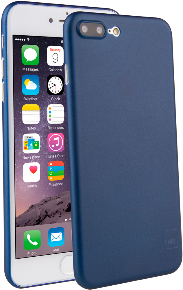 

Клип-кейс Uniq Apple iPhone 8 Plus тонкий пластик Blue, Apple iPhone 8 Plus тонкий пластик Blue