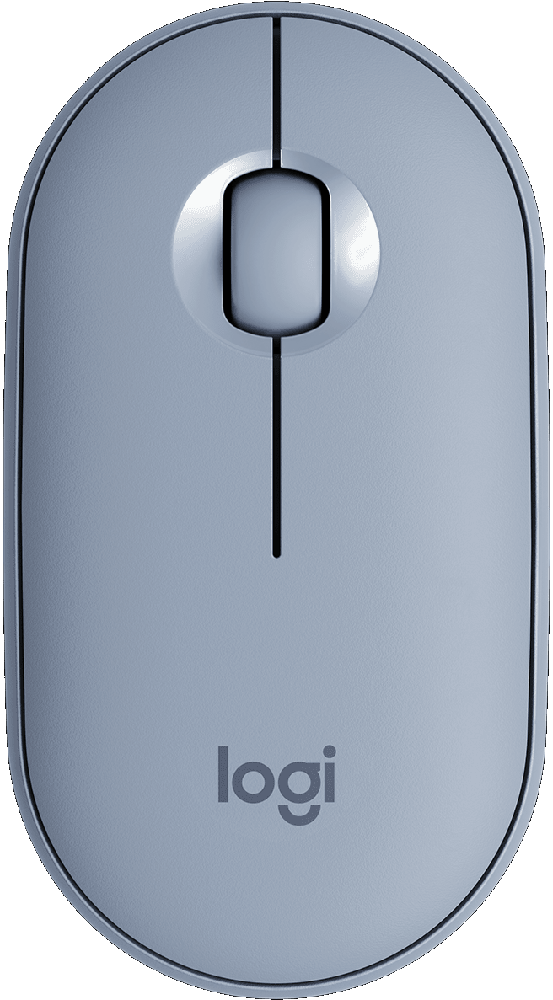 

Мышь беспроводная Logitech, Pebble M350 Wireless Mouse Grey/Blue